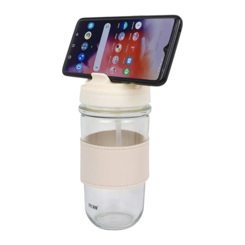 Flip Sip Glass Mug-420ml